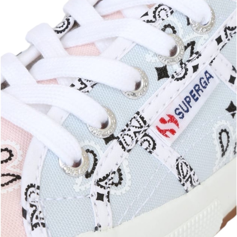 2750 Bandana Mix Blue Multi Sneakers Size:7.5 - Picture 2 of 12